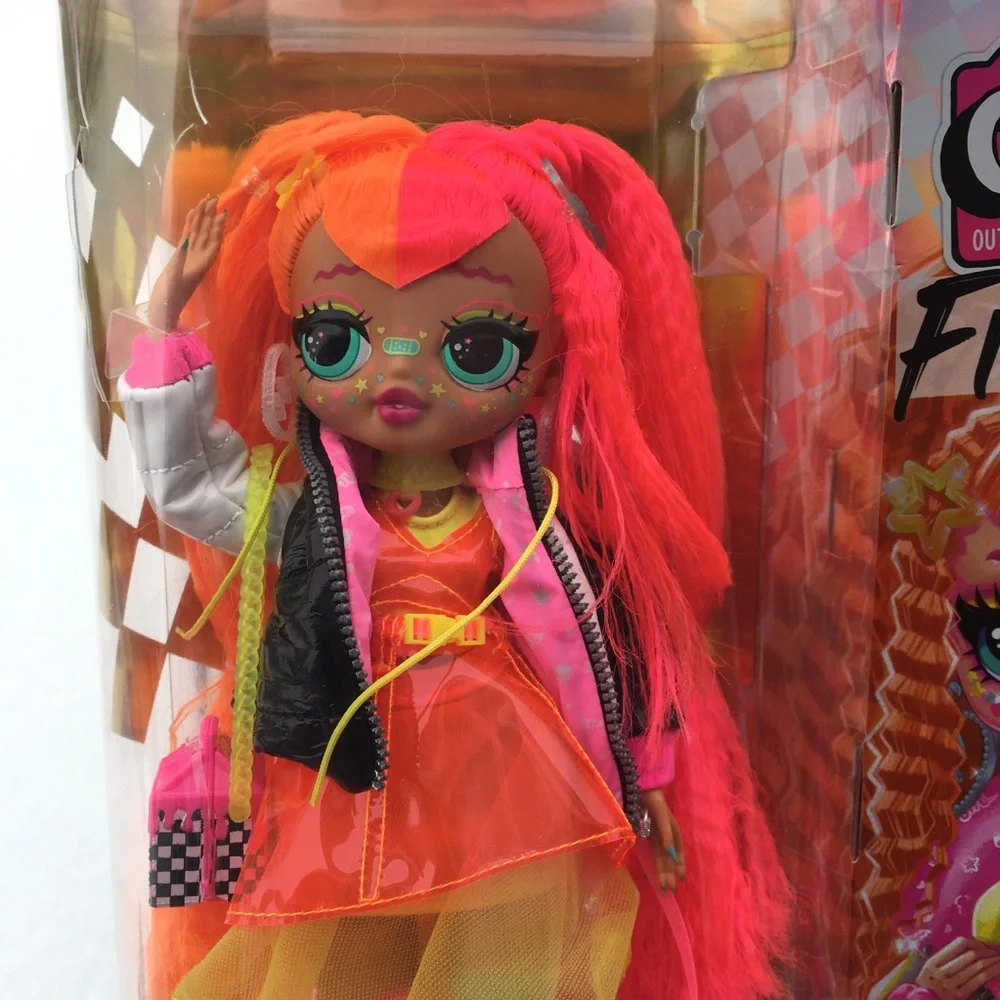 L.O.L. Surprise! O.M.G. Fierce Neonlicious Doll - Pink/Orange Hair